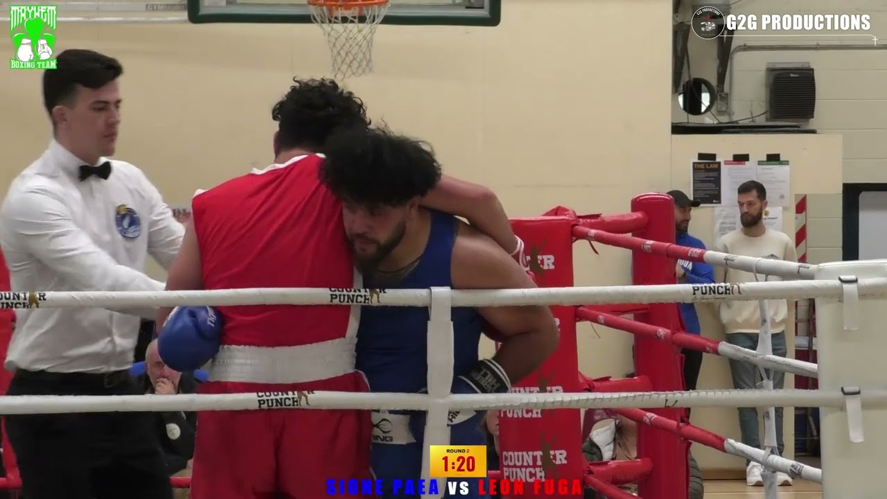 MAYHEM BOXING - SIONE PAEA vs LEON FUGA | Amateur Boxing Match