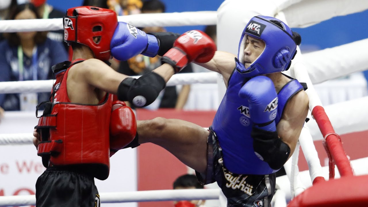 Huỳnh Hoàng Phi bị võ sĩ Malaysia chơi xấu trong trận chung kết SEA Games 31 | Môn Muay hạng 54kg