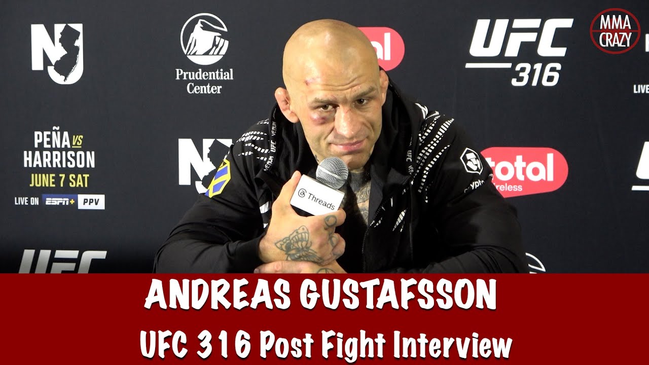 Andreas Gustafsson on win at UFC 316 ‘Vikings don’t study their opponents’ background