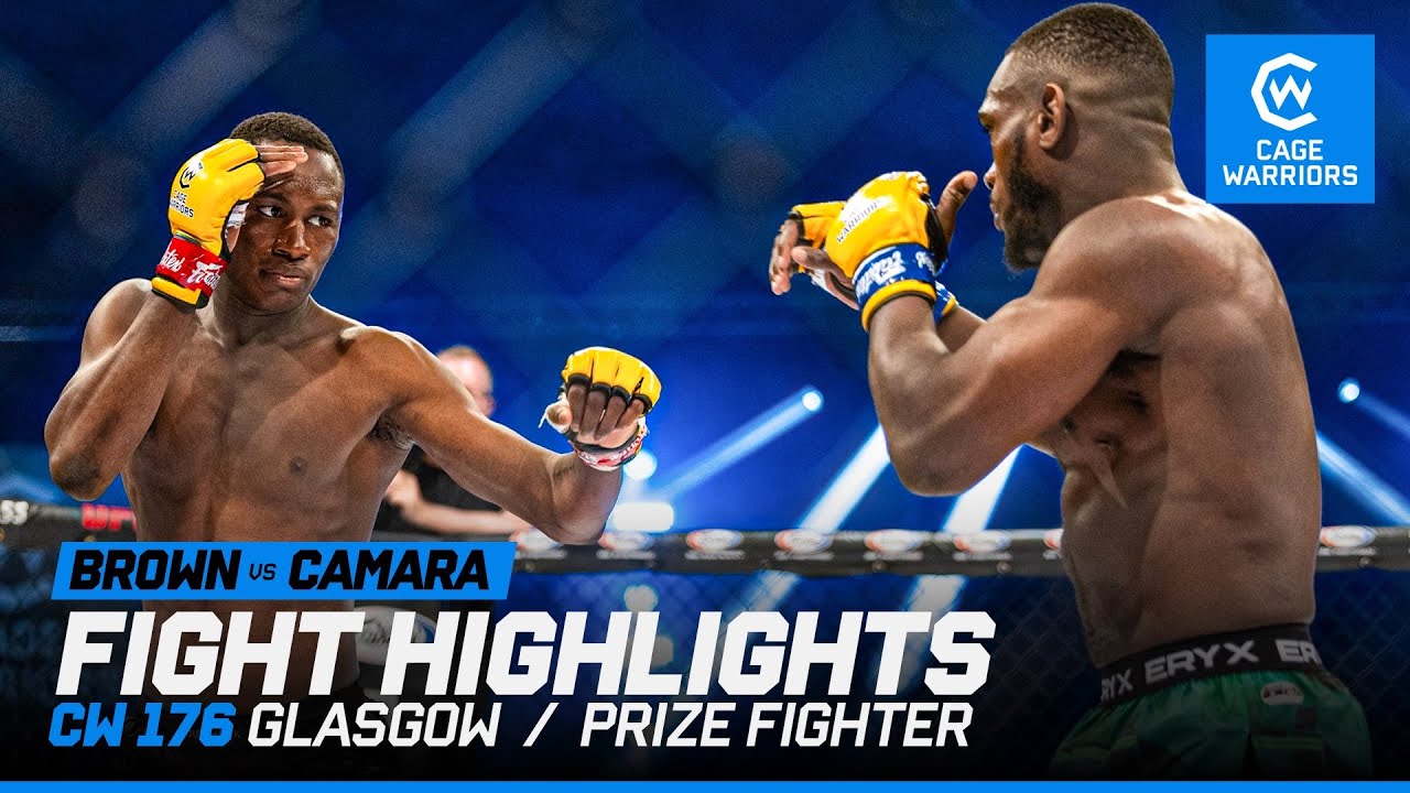 $50K PRIZEFIGHTER FINAL | Omiel Brown vs. Bourama Camara | CW 176 Glasgow Highlights background