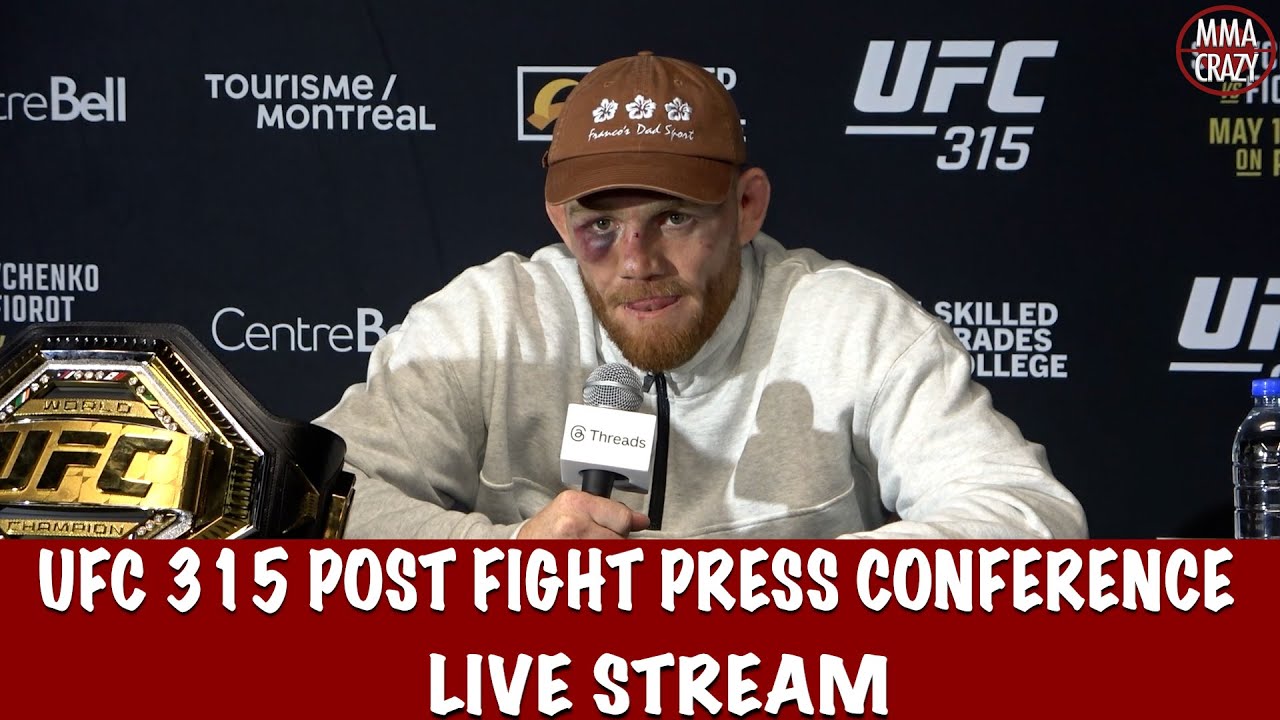 UFC 315: Muhammad vs. Della Maddalena Post Fight Press Conference Live Stream background
