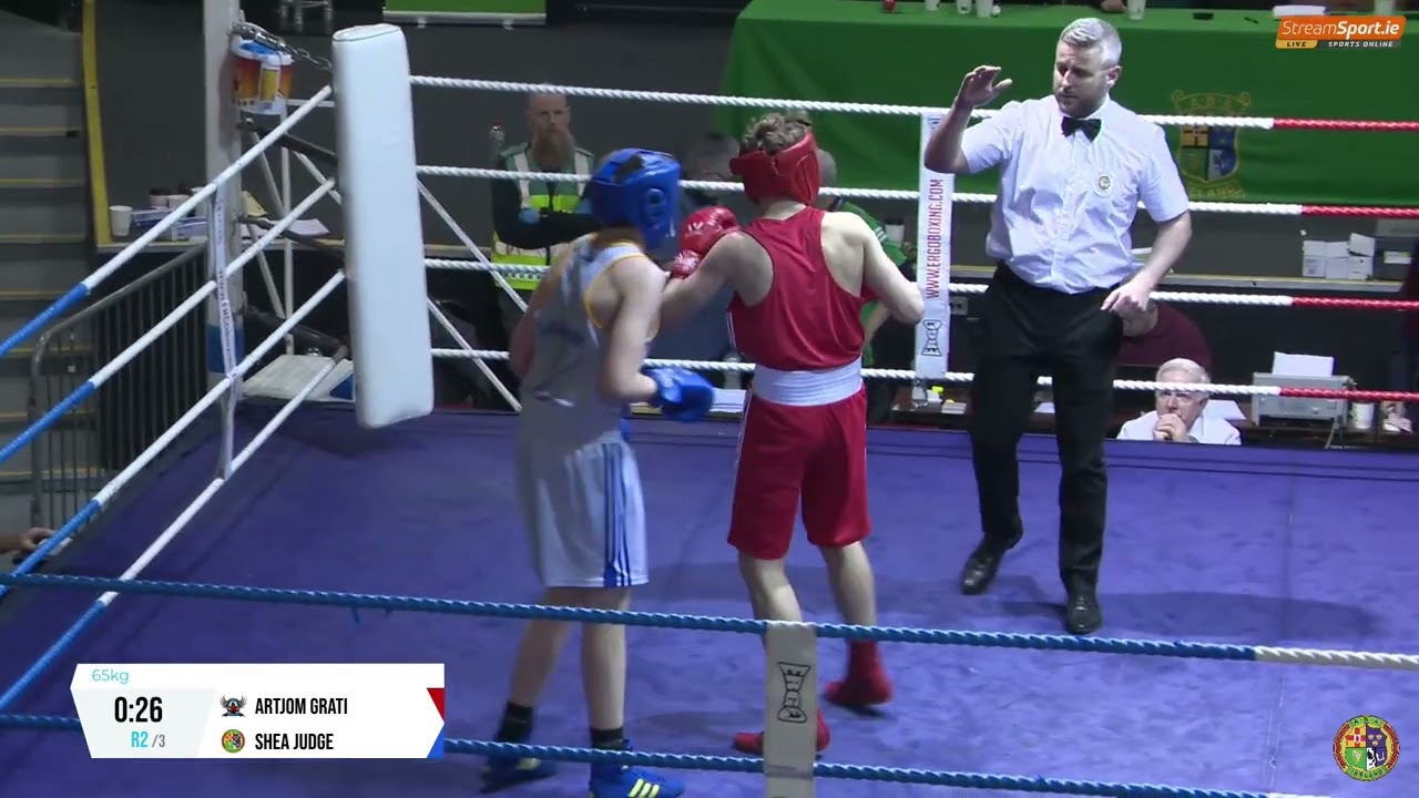 2024 National B2 Championship: 65kg Artjom Grati (Angels) V Shea Judge (Tullylish)
