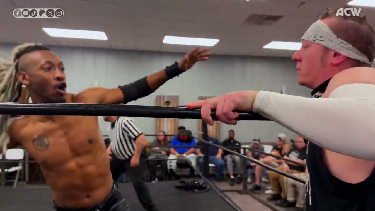 Match Clip: ACW United States Championship - Fatal 4 Way Match - Spring in the Ring #acw