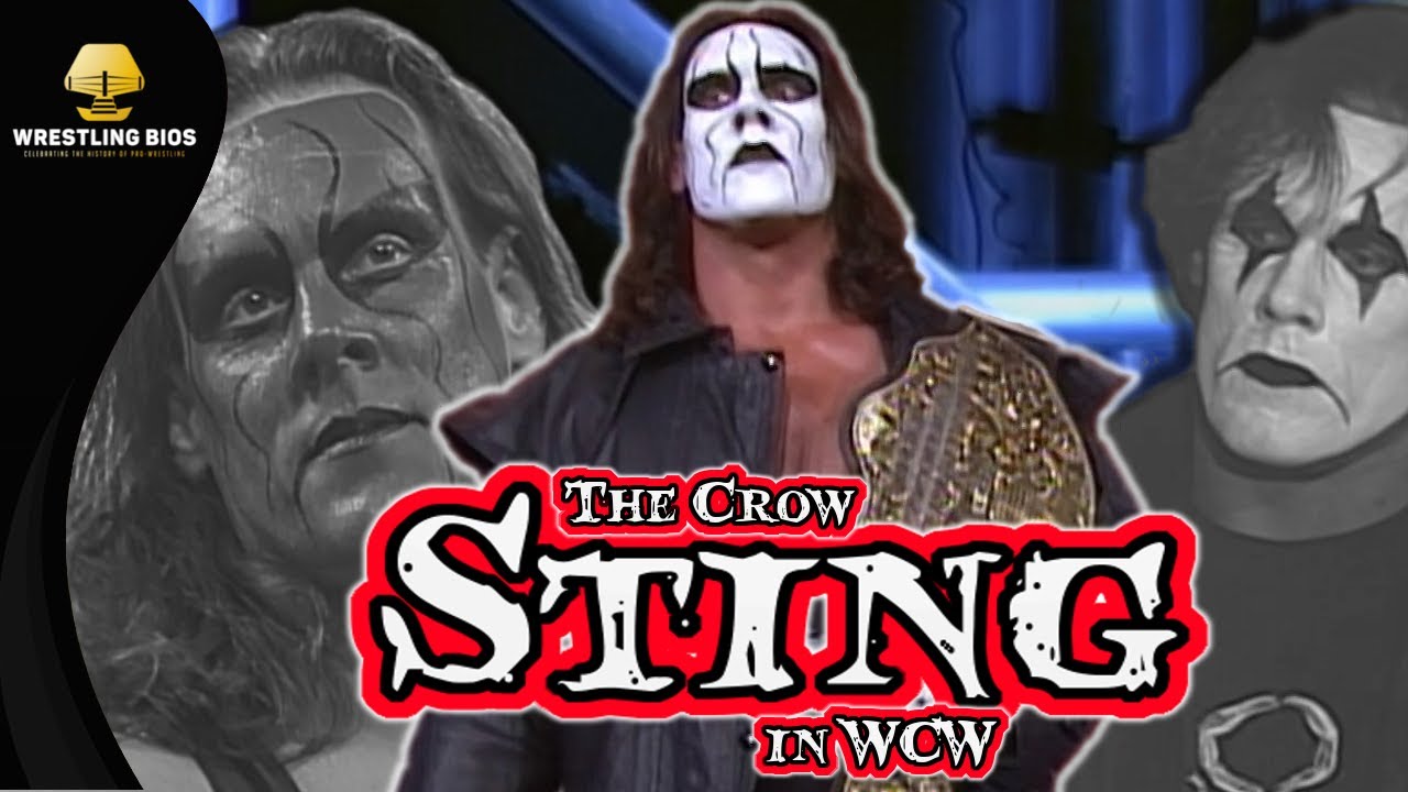 The Story of "The Crow" Sting in WCW background