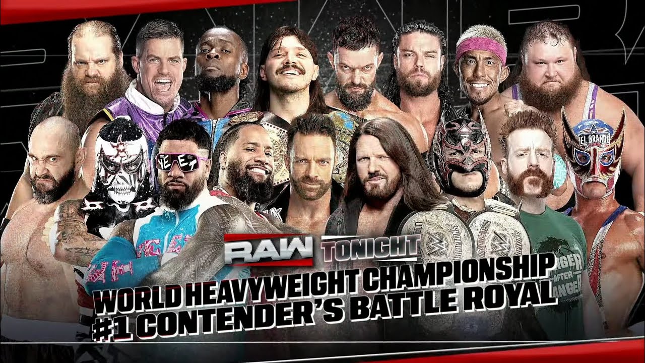 World Heavyweight Championship #1 Contender's Battle Royal | Raw Oct 20, 2025 (Part 1) background