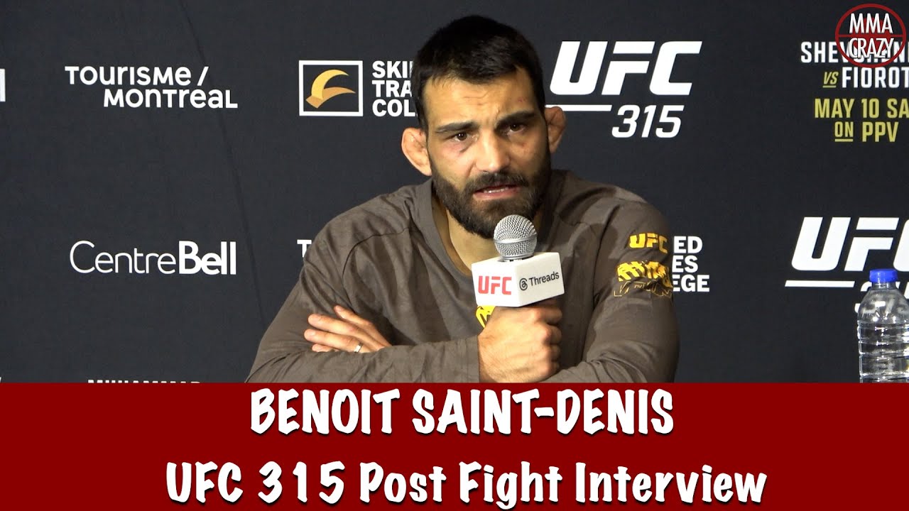 Benoit Saint Denis talks Mateusz Gamrot call out, & submission win at UFC 315