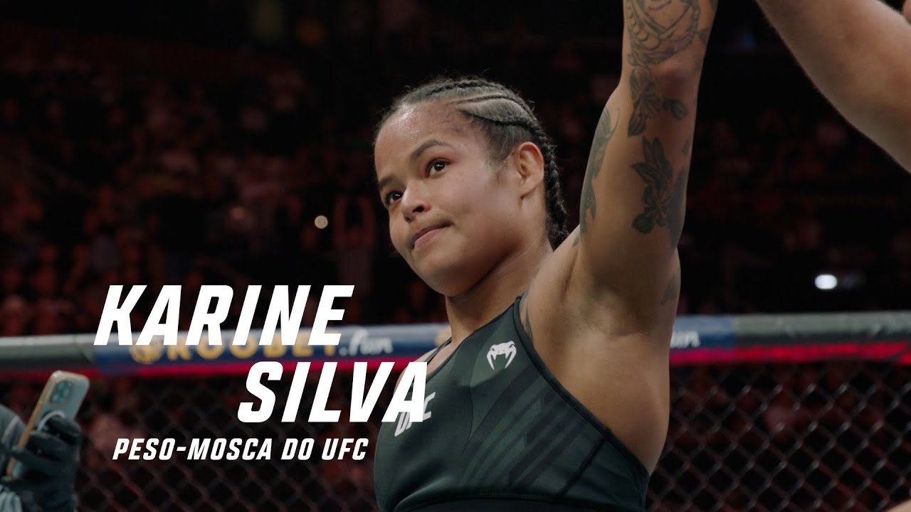 Karine Silva: uma nova Fighting Nerd no UFC 319 background