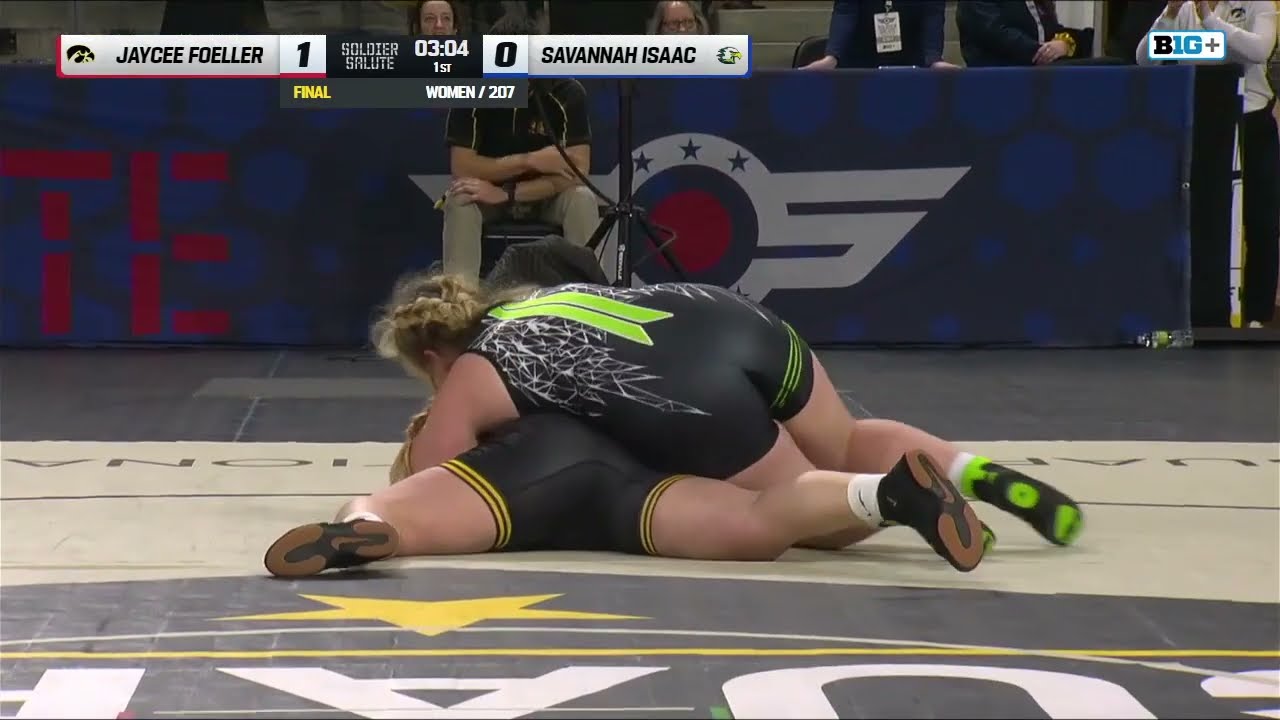 Soldier Salute Highlights: Savannah Isaac Wins 207 Title | Life University Women's Wrestling