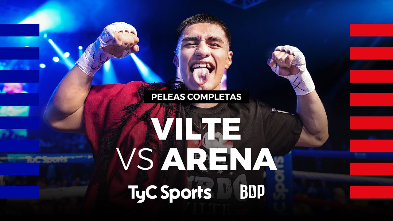 Silio Vilte vs. Jonathan Joel Arena - Boxeo de Primera - TyC Sports background