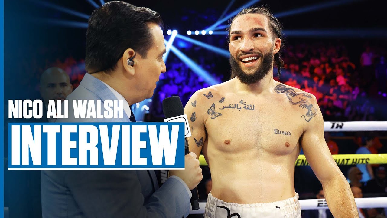 HEATED INTERVIEW! Nico Ali Walsh Takes Shots At Teofimo Lopez & Jake Paul backdrop