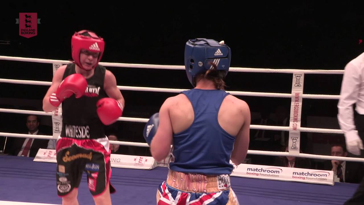 Elite Championship Final | Female 51kg Whiteside vs Ashmore background