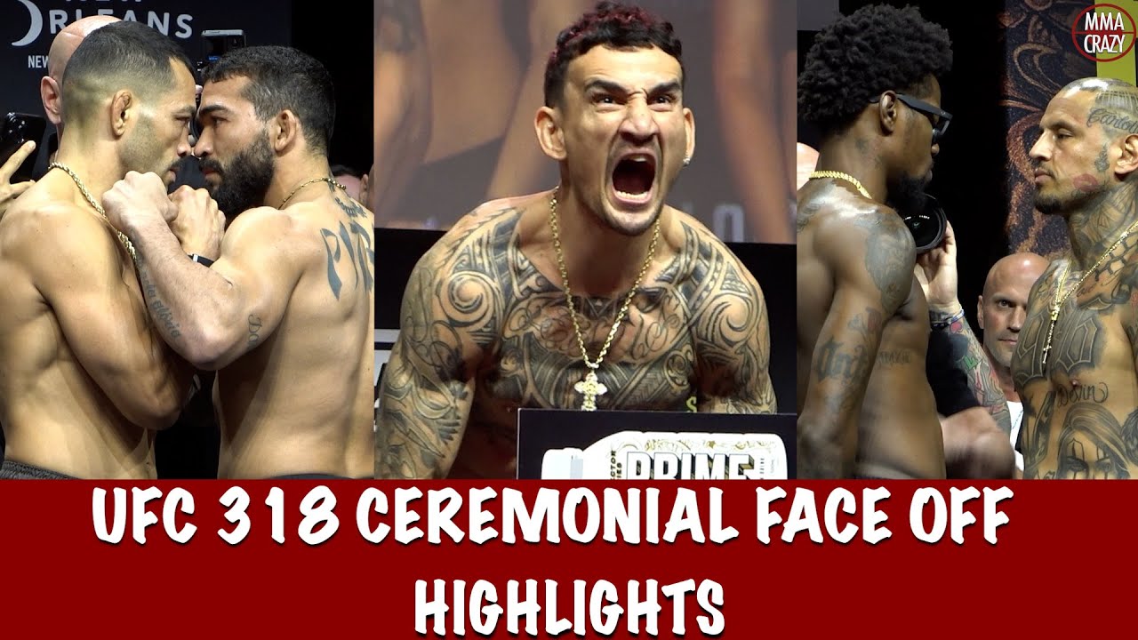 UFC 318: Ceremonial FINAL Face off Highlights