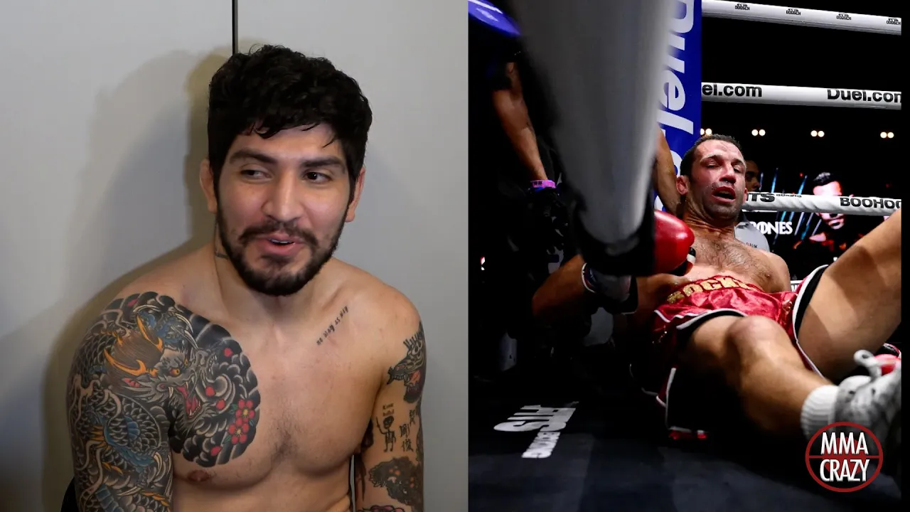 Dillon Danis immediate Reaction to Darren Till KO Luke Rockhold background