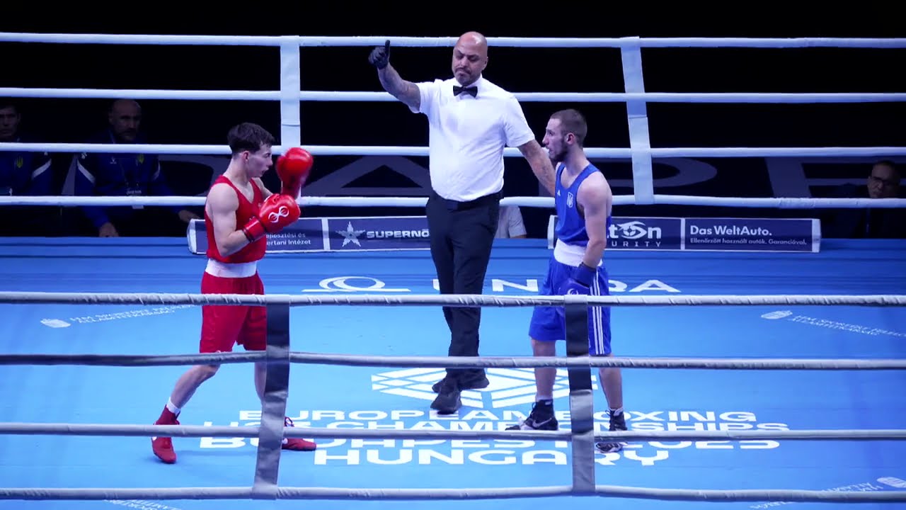 Maksym Rudyk (UKR) vs. Carlos Díaz López (ESP) European U23 Championships 2025 SF's (50kg)