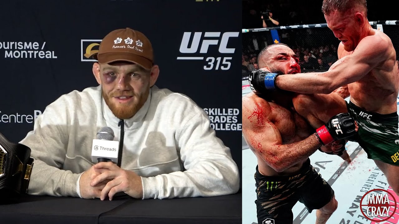 Jack Della Maddalena reacts to DEFEATING Belal Muhammad at UFC 315