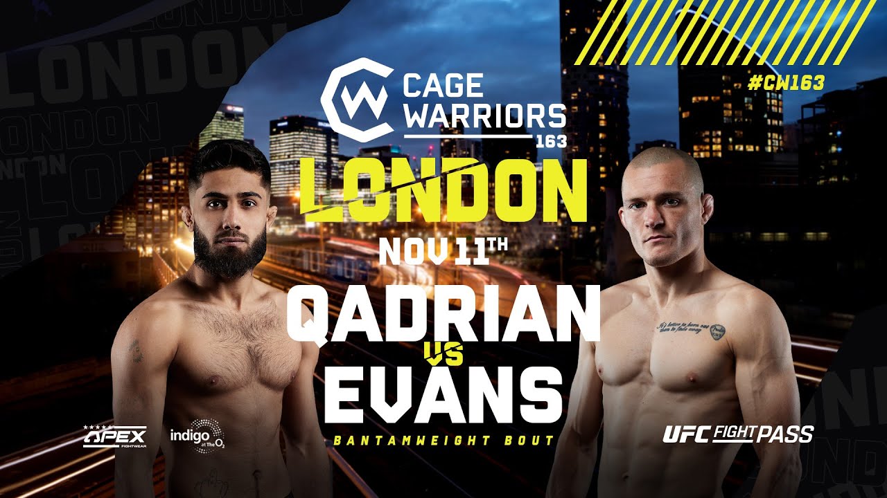 Shirzad Qadrian vs. Rory Evans | FULL FIGHT | CW 163 London background