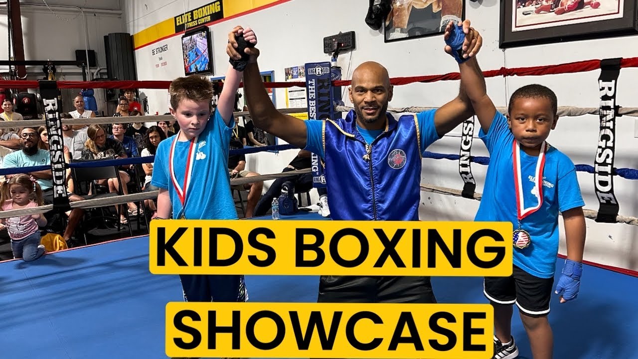 Ryker & Rowen. Showcasing The Art Of Boxing. From @eliteboxingoviedo Kids Boxing Program. Age 6