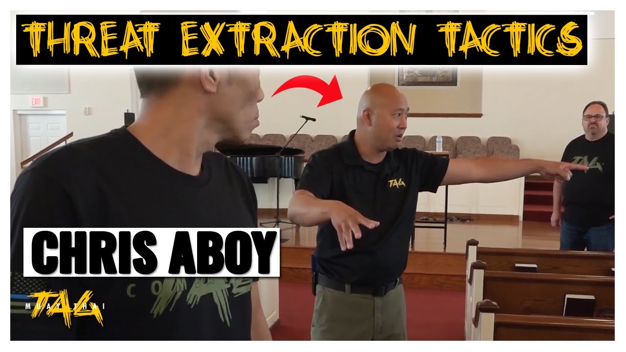 Threat Extraction with Minimum Disruption - Church Security with Chris Aboy background