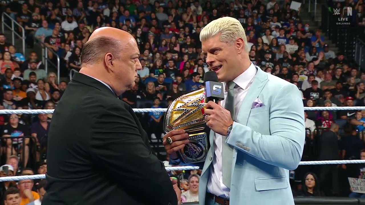 Randy Orton helps Cody Rhodes take out Bron Breakker & Bronson Reed | SmackDown Sep 26, 2025 background