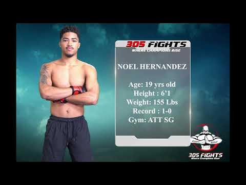 305 FIGHTS 12 NOEL HERNANDEZ backdrop
