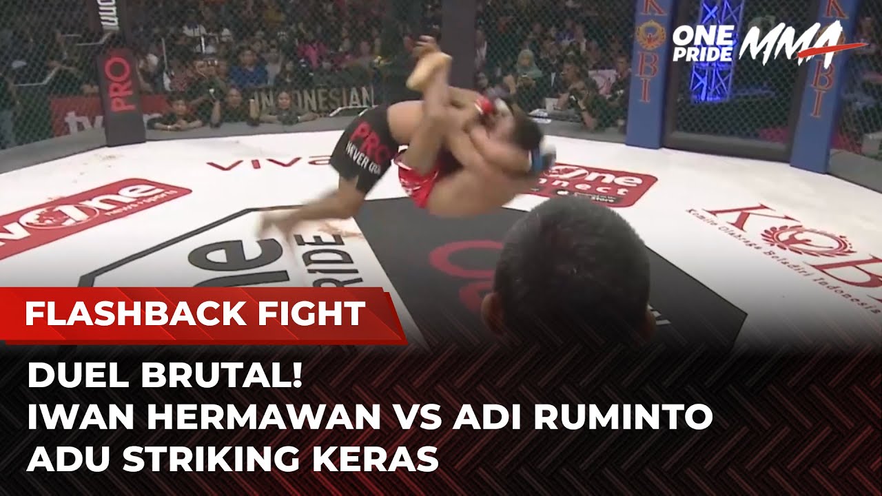 SENGIT! Jual Beli Striking Ganas Iwan Hermawan vs Adi Ruminto | Flashback Full Fight One Pride MMA