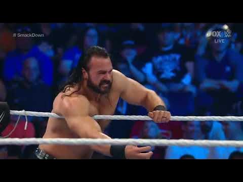 Drew McIntyre, Gargano and Kevin Owens Vs Alpha Academy and Theory, WWE SmackDown, Sept 30 2022 background