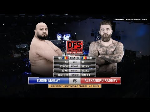 Eugen Mailat vs. Alexandru Radnev - Dynamite Fighting Show 3 background