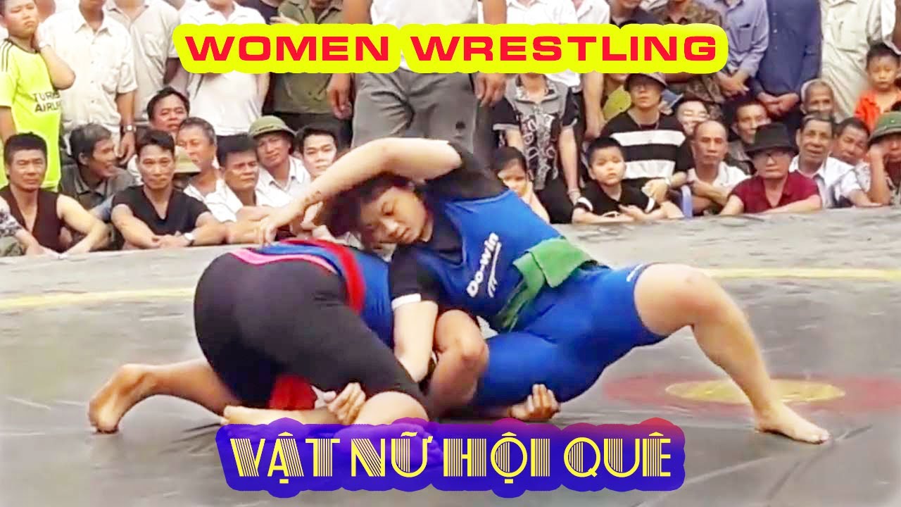 Vật nữ , Chinh phục giải 2.(women's wrestling.) hội TIÊU SƠN 2019. 女相撲 background