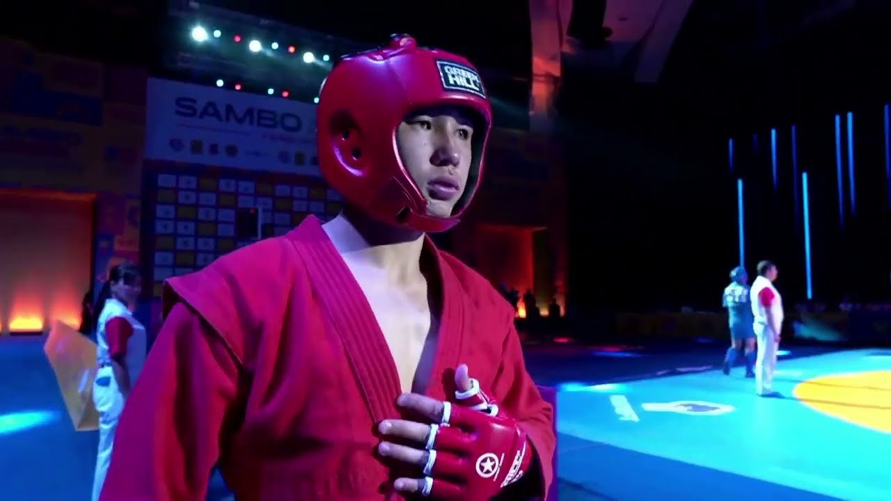 SARTOV vs TANGIRBERGEN. 71 kg Combat SAMBO Juniors. World Youth and Junior SAMBO Championships 2022 background