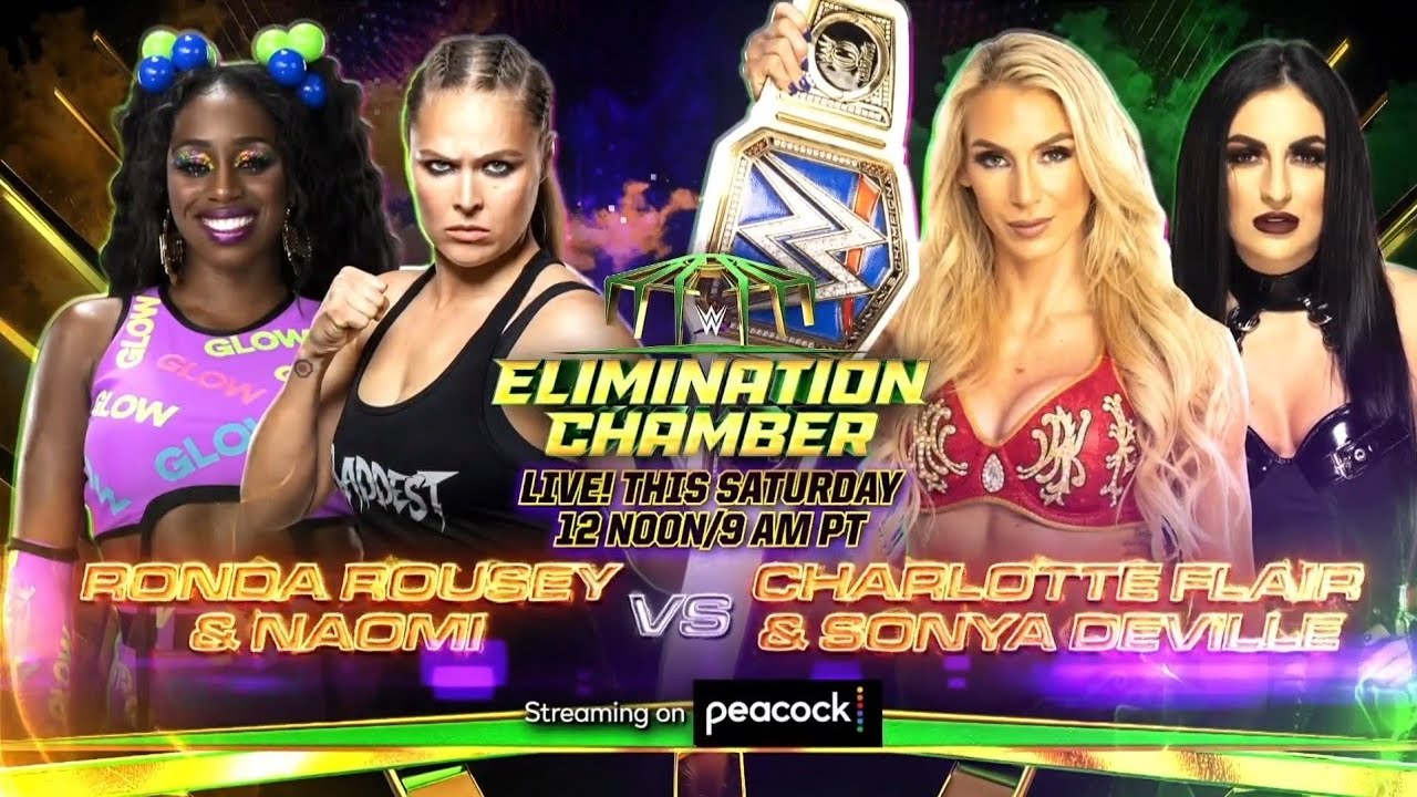 WWE Elimination Chamber 2022 Match Card Details