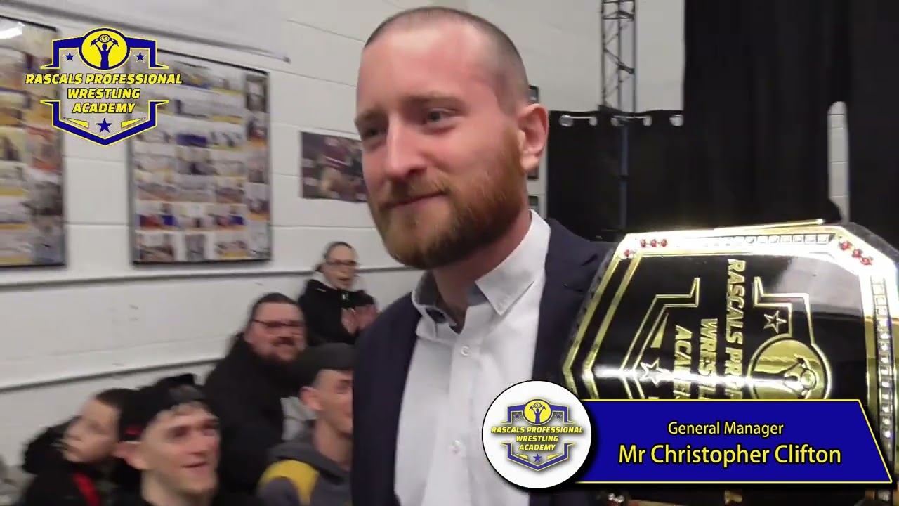Rascal Mania Show March 2024 - Opening Segment with Rascals Academy Championship background