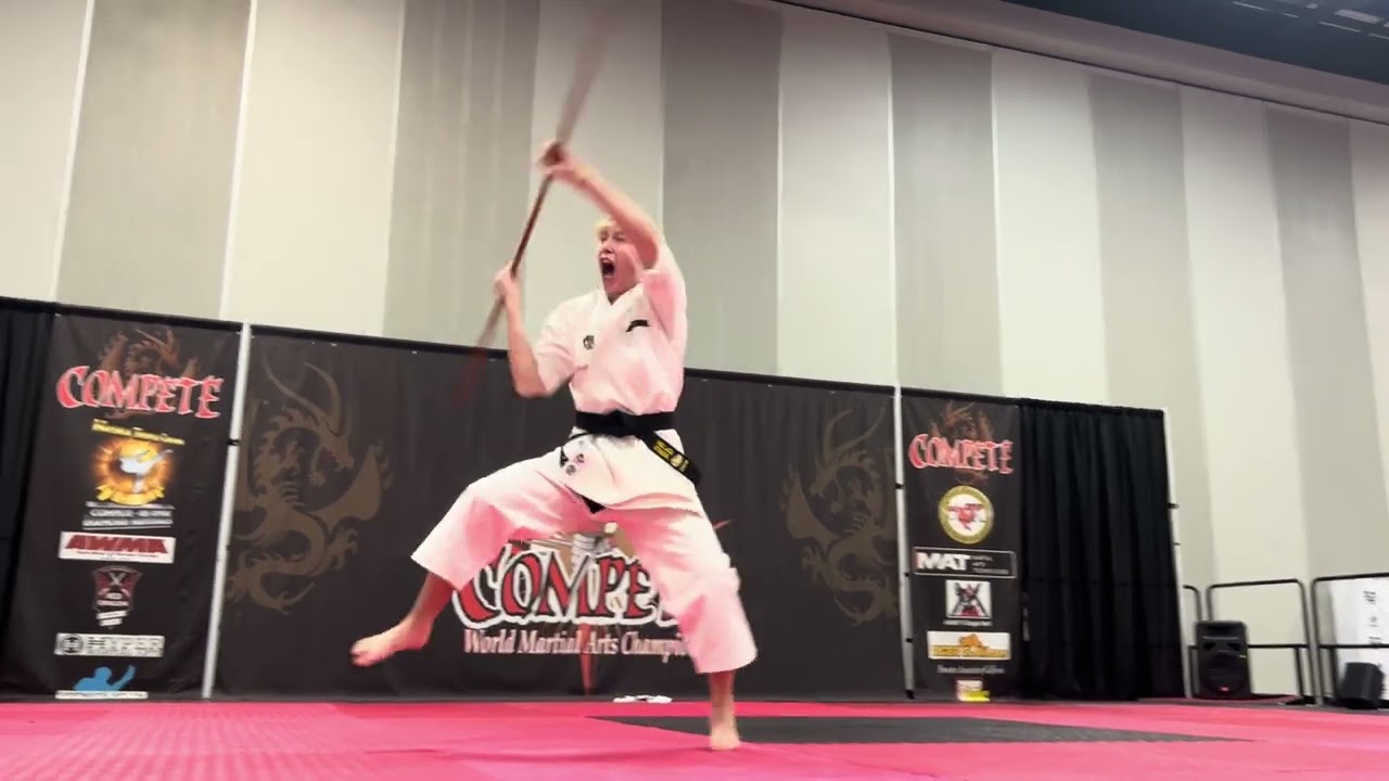 Jackson Hensley 14-17 Boys Traditional Weapons Grand Championship - Compete Internationals 2025 background