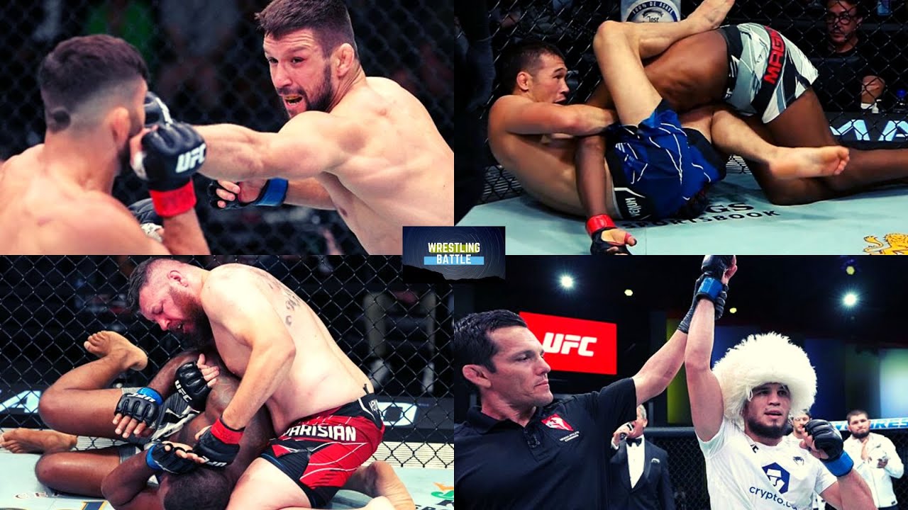 UFC Vegas 57 Highlights- Gamrot Shock the World | UFC on ESPN 38 | UFC Fight Night | UFC Vegas 57 background