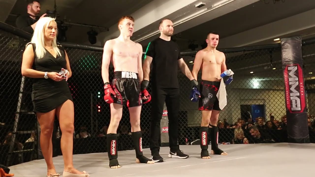 ULTRA MMA GLASGOW 190424 FIGHT 15 MARK WILSON VS SZYMON PANAS background