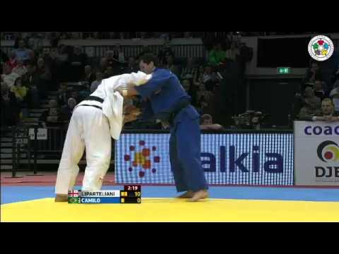 Judo Grand Prix Düsseldorf 2013: -90kg final LIPARTELIANI, Varlam (GEO) - CAMILO, Tiago (BRA)