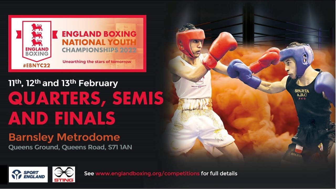 RING B - ENGLAND BOXING NATIONAL YOUTH CHAMPS 2022 - DAY 2