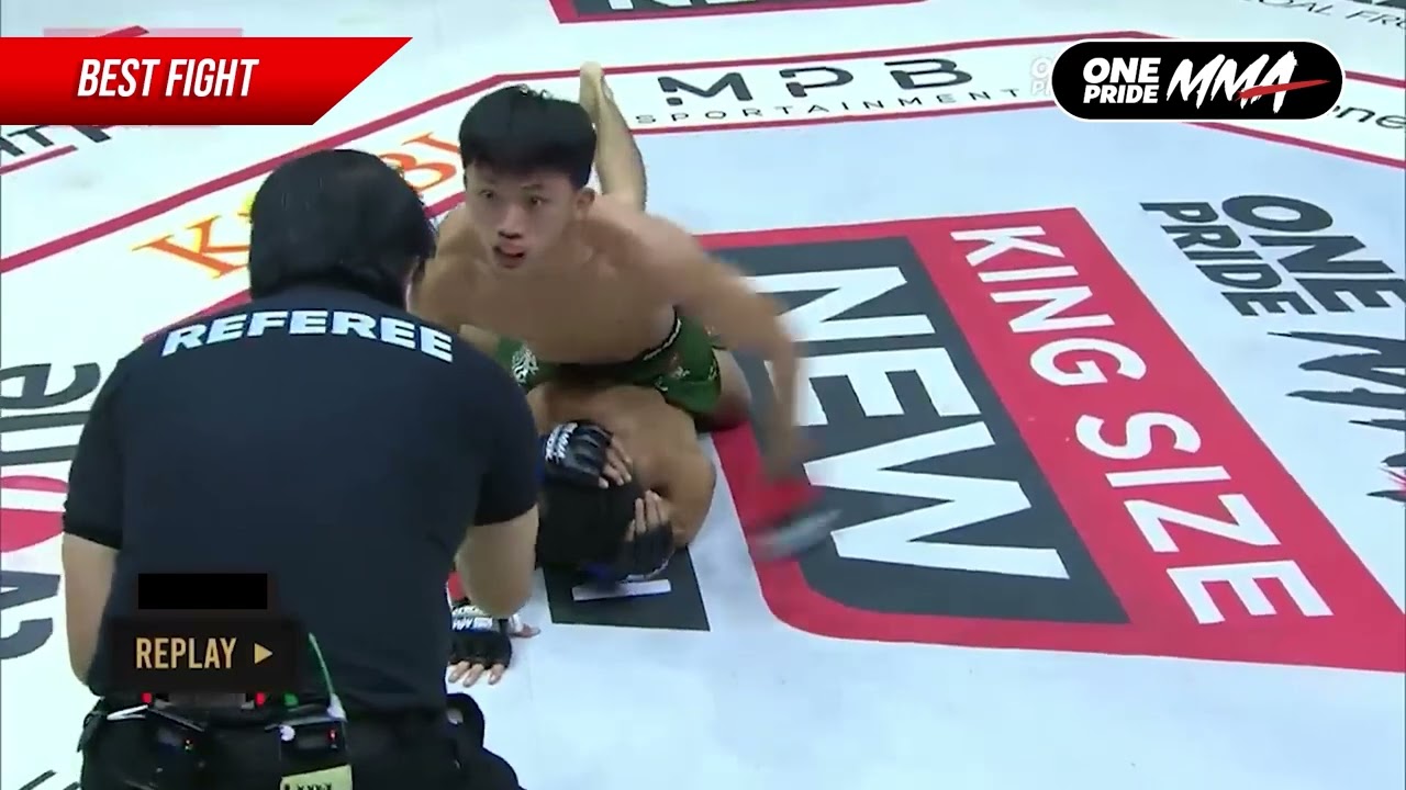 PETARUNG MUDA BERBAHAYA ‼️BEST FIGHT ADITYA TANGKAR ONE PRIDE MMA background