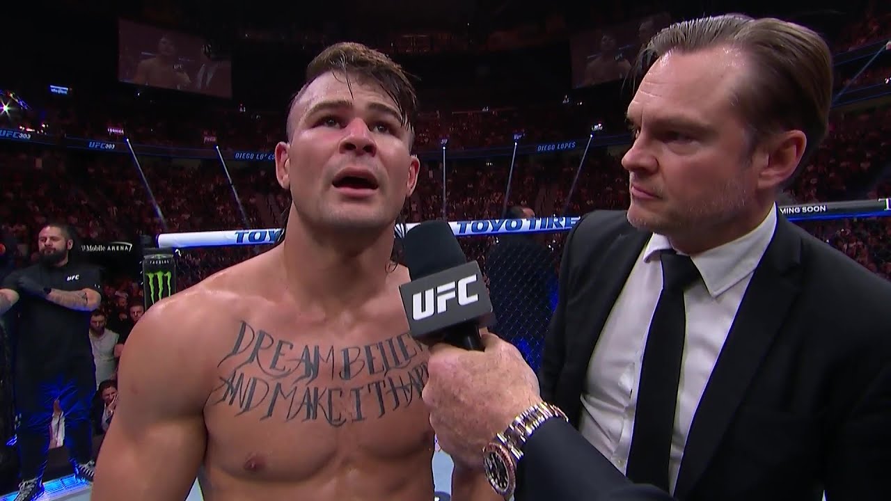 UFC 303: Диего Лопес и Дэн Иге - Слова после боя backdrop