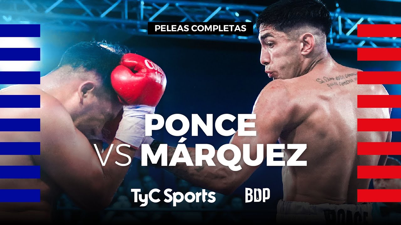 Jeremías Ponce vs. Guido Márquez - Boxeo de Primera - TyC Sports background
