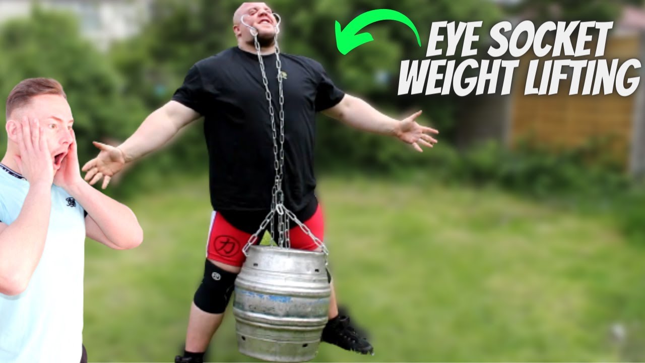 TRYING FEATS OF STRENGTH WITH #1 CIRCUS STRONGMAN