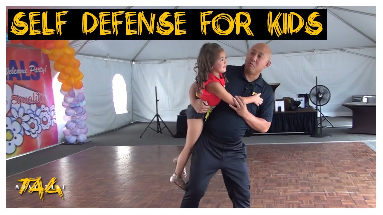 Self Defense for Kids - Small Child Tactics for being Picked Up background