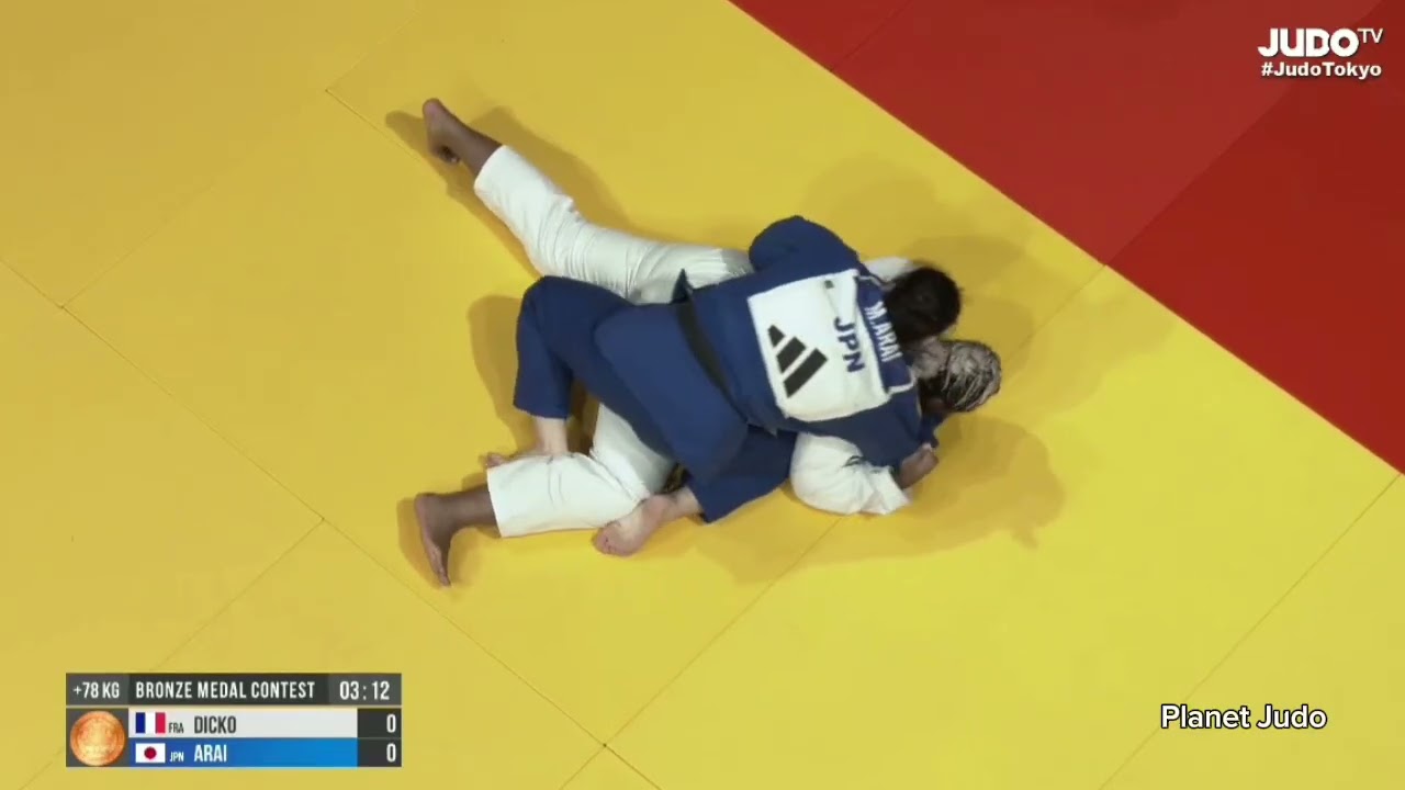 Romane DICKO 🇨🇵 🆚️ Mao ARAI 🇯🇵 | схватка за бронзу/+78кг | Большой Шлем Токио 2025