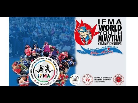 Youth World Muaythai Championships 2019, Day 4, Ring A background