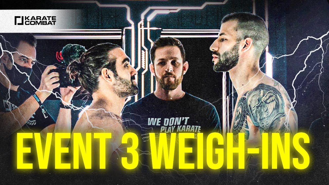 Karate Combat: Season 4 Event Three - Weigh-Ins