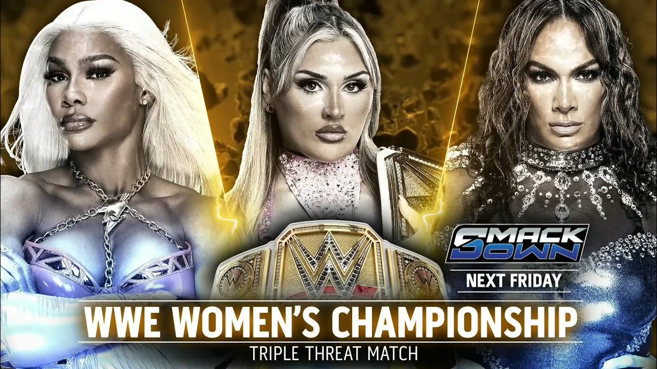 Tiffany Stratton vs Jade Cargill vs Nia Jax | SmackDown Sep 26, 2025 (Part 2) background