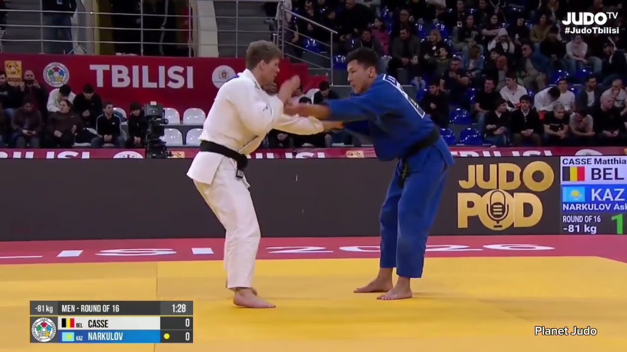 Matthias CASSE 🇧🇪 🆚️ Askar NARKULOV 🇰🇿 | 1/8финала /-81кг | Большой Шлем Тбилиси 2026