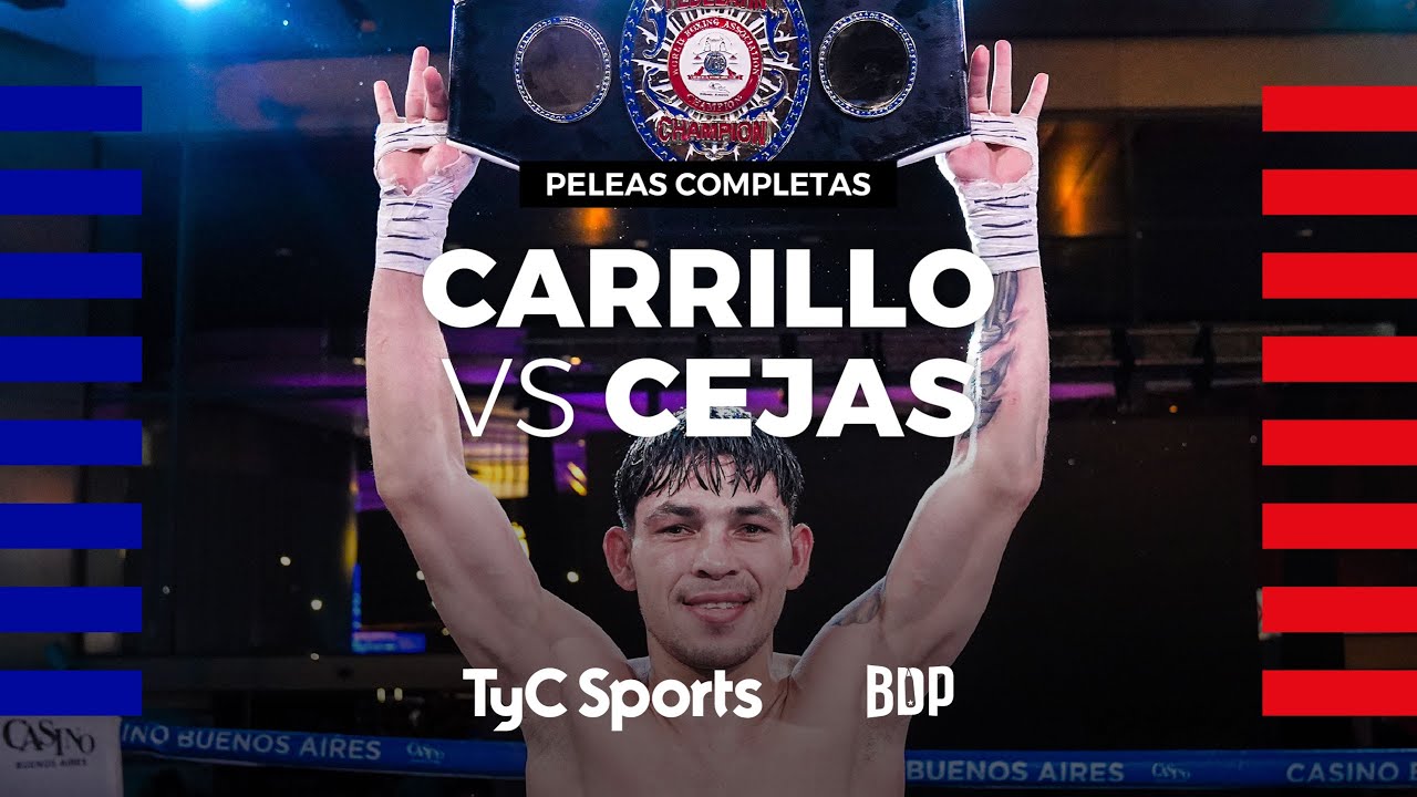 Leonardo Carrillo vs. Juan Gabriel Cejas - Boxeo de Primera - TyC Sports background