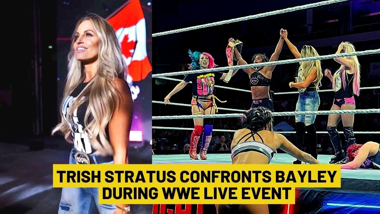 Trish Stratus Confronted Bayley During Recent Live Event ЁЯШ▒ЁЯШ▒