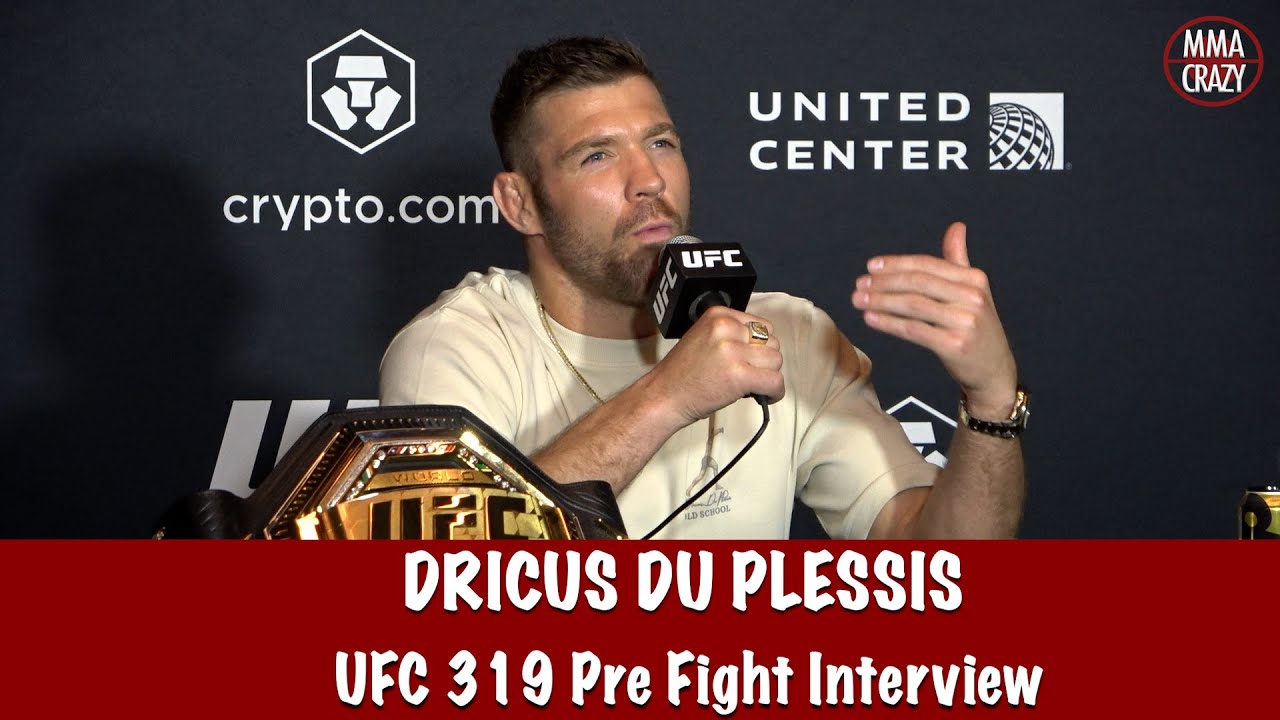 Dricus Du Plessis on Khamzat Chimaev run in “I walked into GODZILLA” | UFC 319