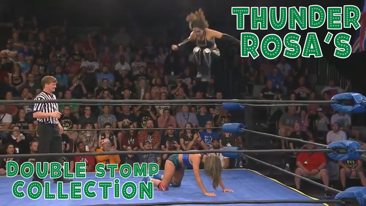 Thunder Rosa's Double Stomp Collection background
